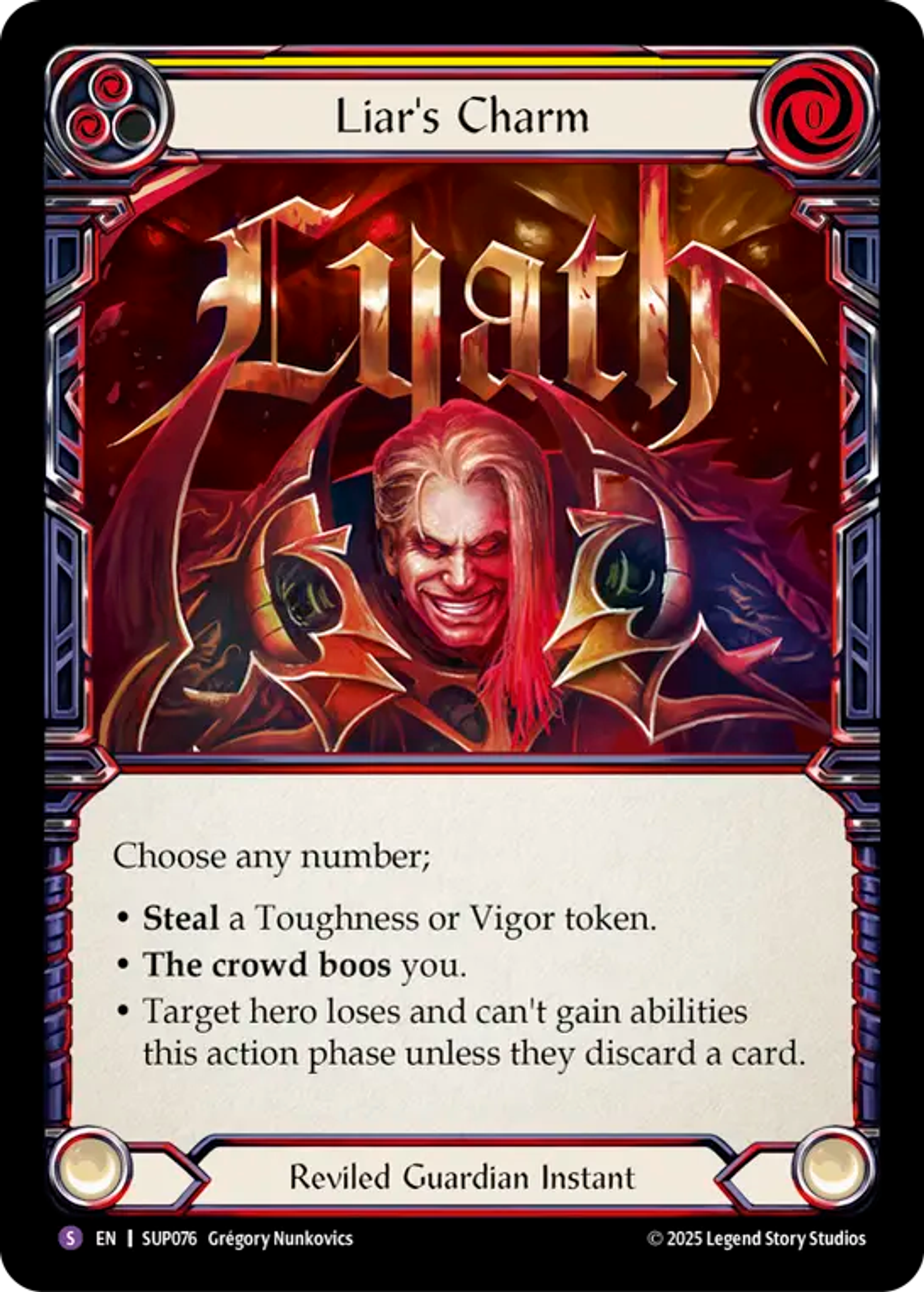 Liar's Charm — Super Slam — Flesh and Blood