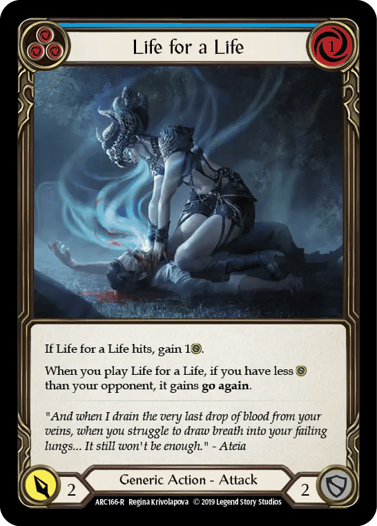 Life for a Life (Blue) — Arcane Rising — Flesh and Blood