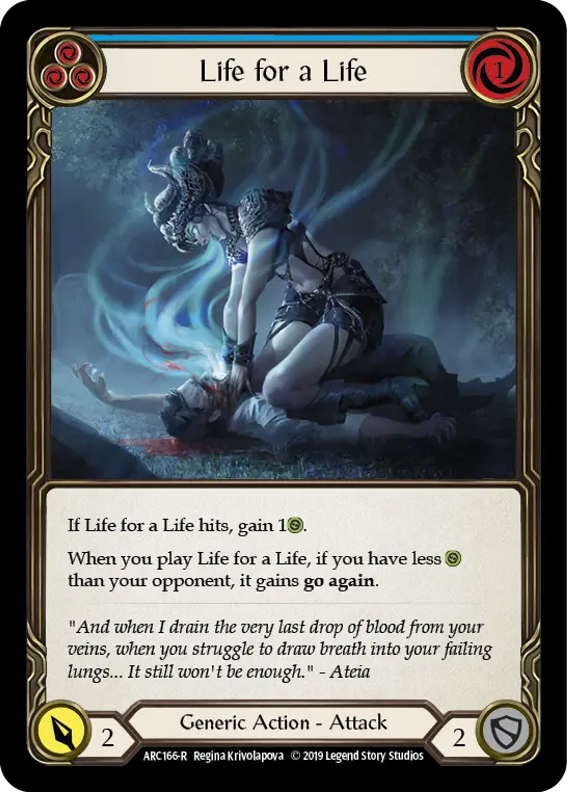 Life for a Life (Blue) — Arcane Rising — Flesh and Blood