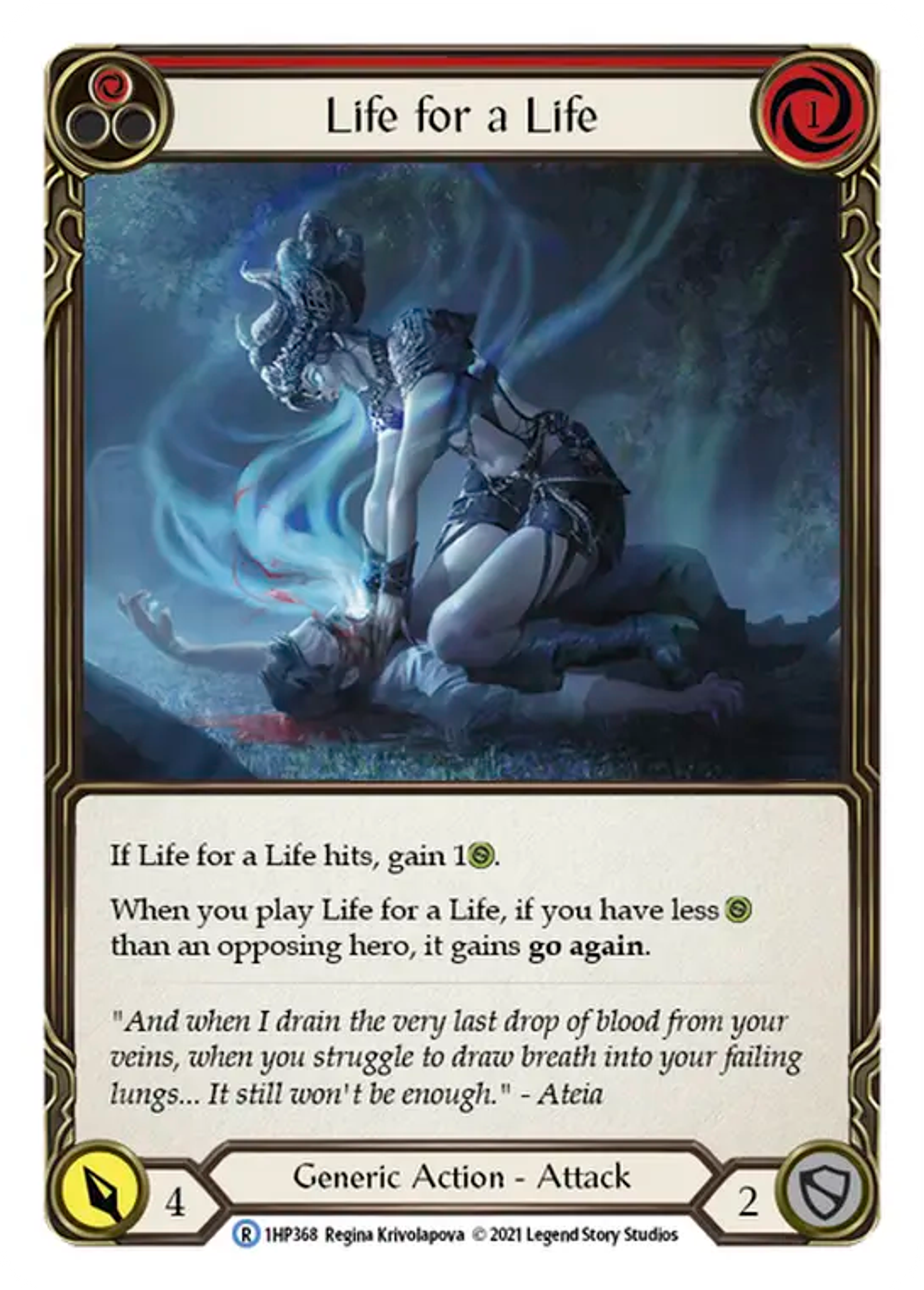 Life for a Life (Red) — History Pack 1 — Flesh and Blood