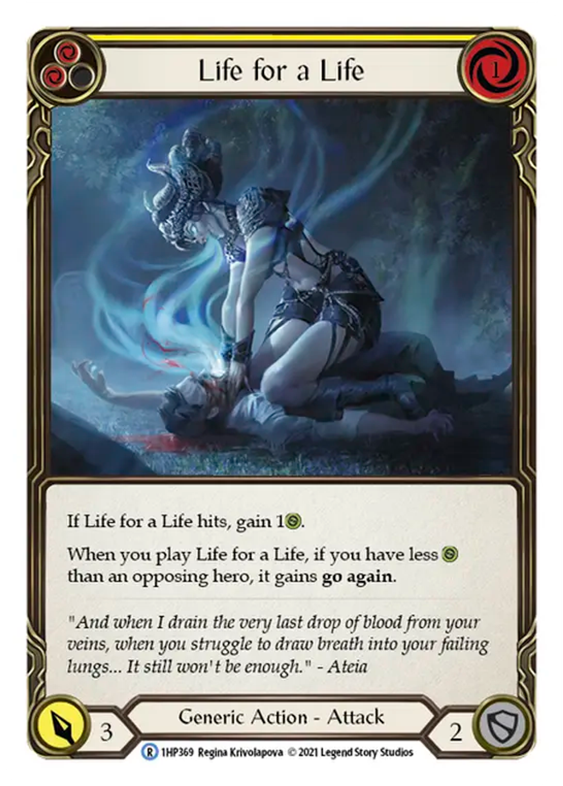 Life for a Life (Yellow) — History Pack 1 — Flesh and Blood