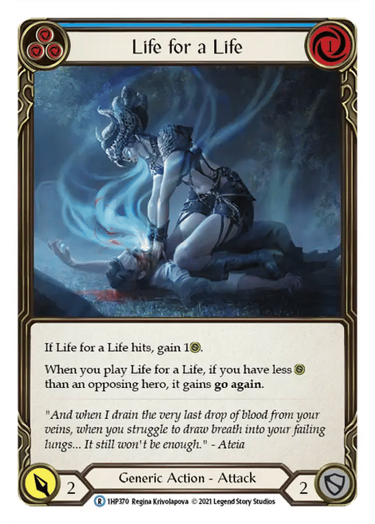 Life for a Life (Blue) — History Pack 1 — Flesh and Blood