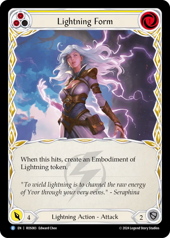 Lightning Form (Yellow) — Rosetta — Flesh and Blood