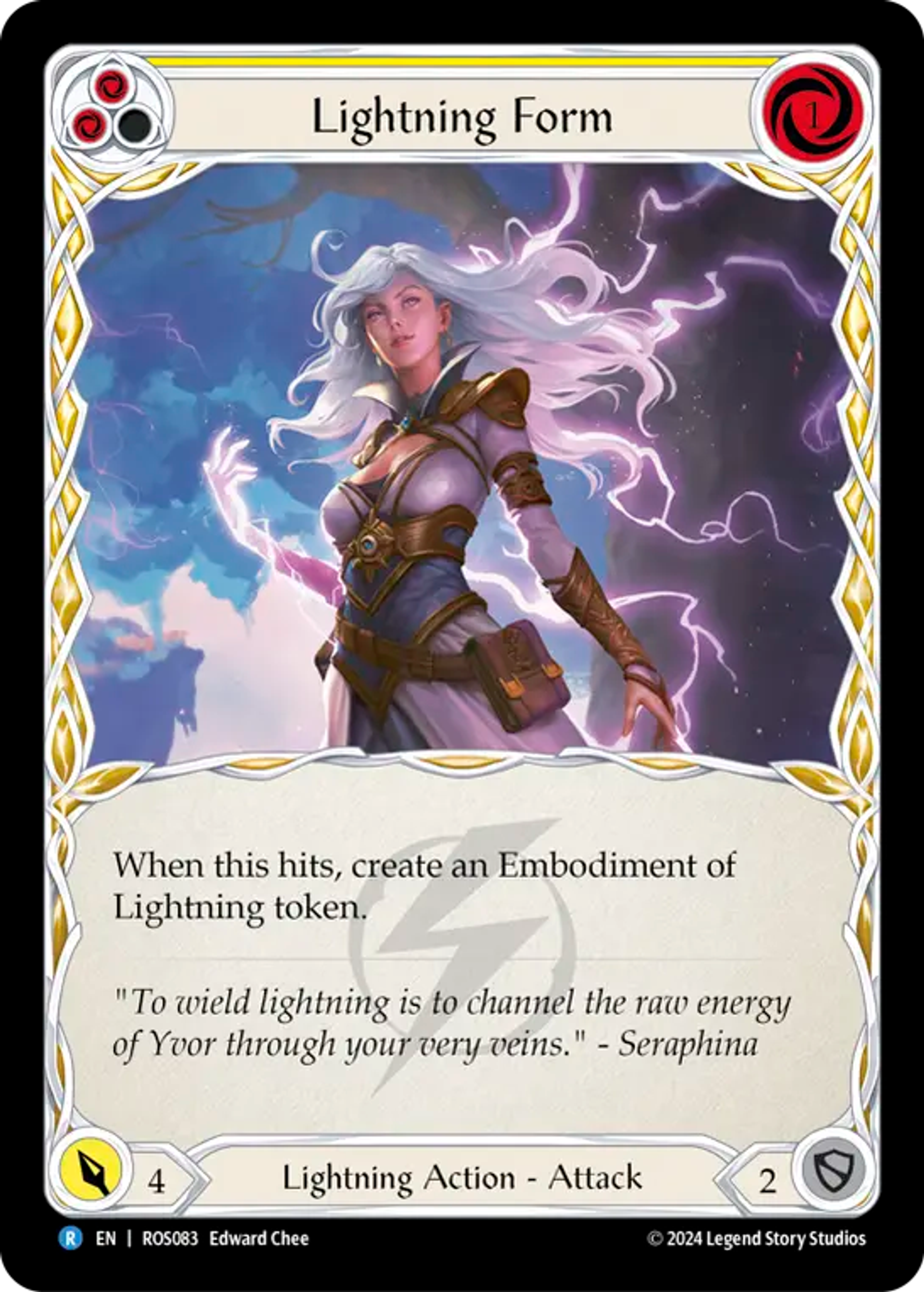 Lightning Form (Yellow) — Rosetta — Flesh and Blood