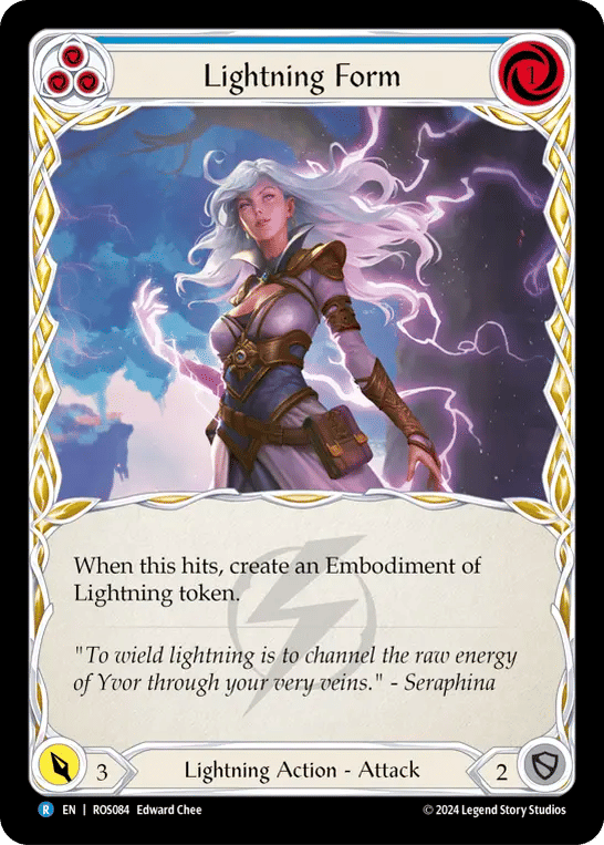 Lightning Form (Blue) — Rosetta — Flesh and Blood