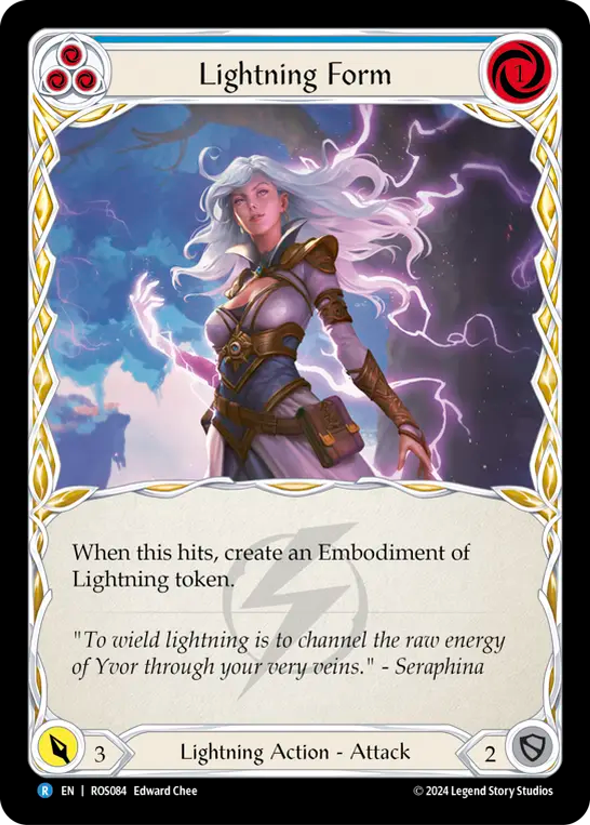 Lightning Form (Blue) — Rosetta — Flesh and Blood