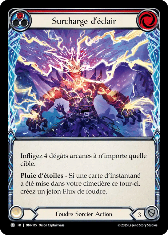 Surcharge d’éclair — Omens of the Third Age — Flesh and Blood