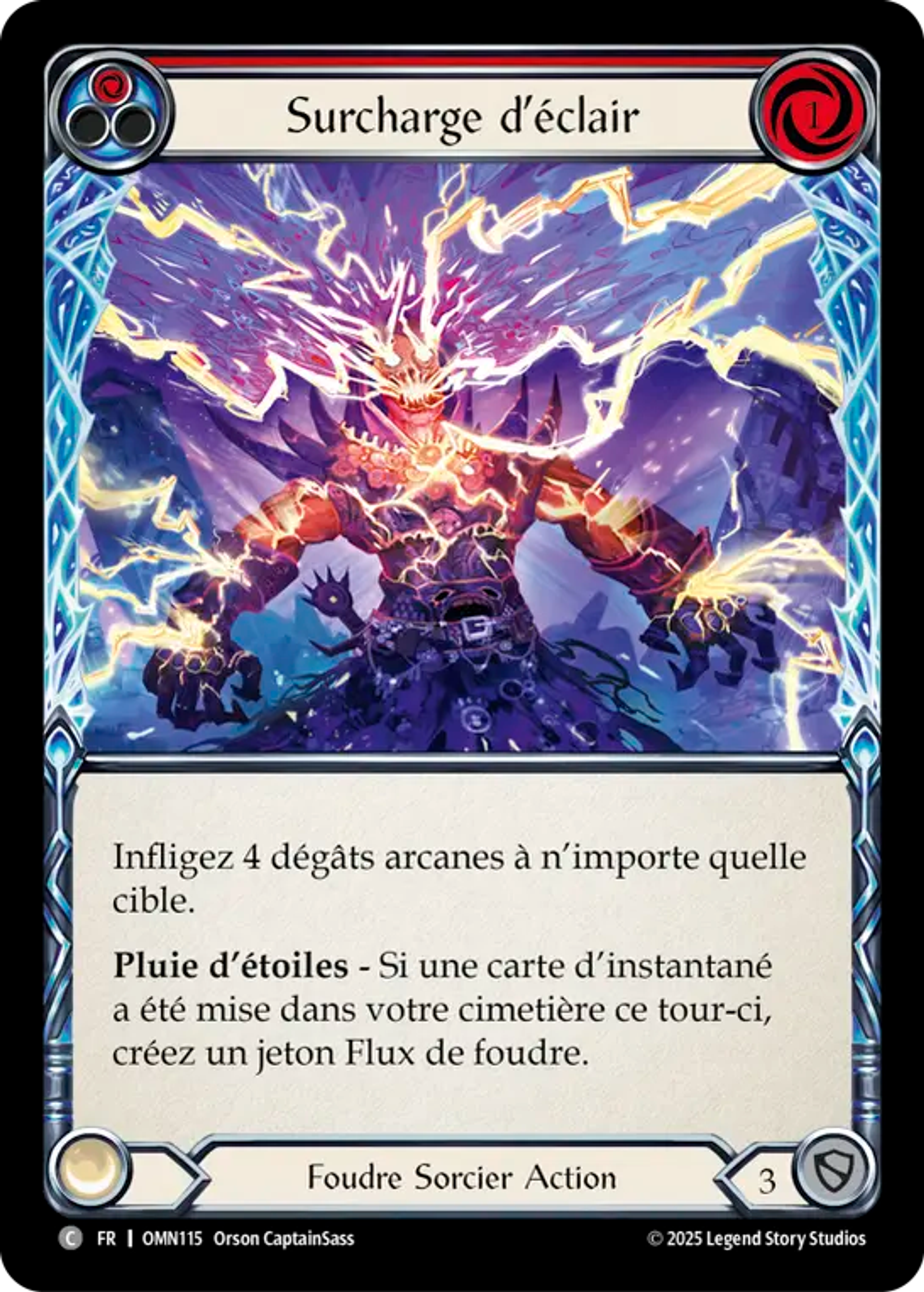 Surcharge d’éclair — Omens of the Third Age — Flesh and Blood