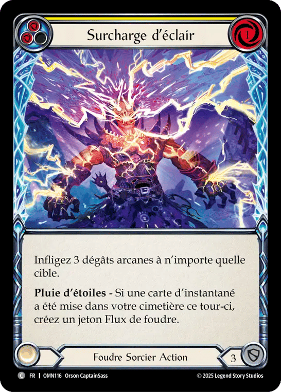 Surcharge d’éclair — Omens of the Third Age — Flesh and Blood