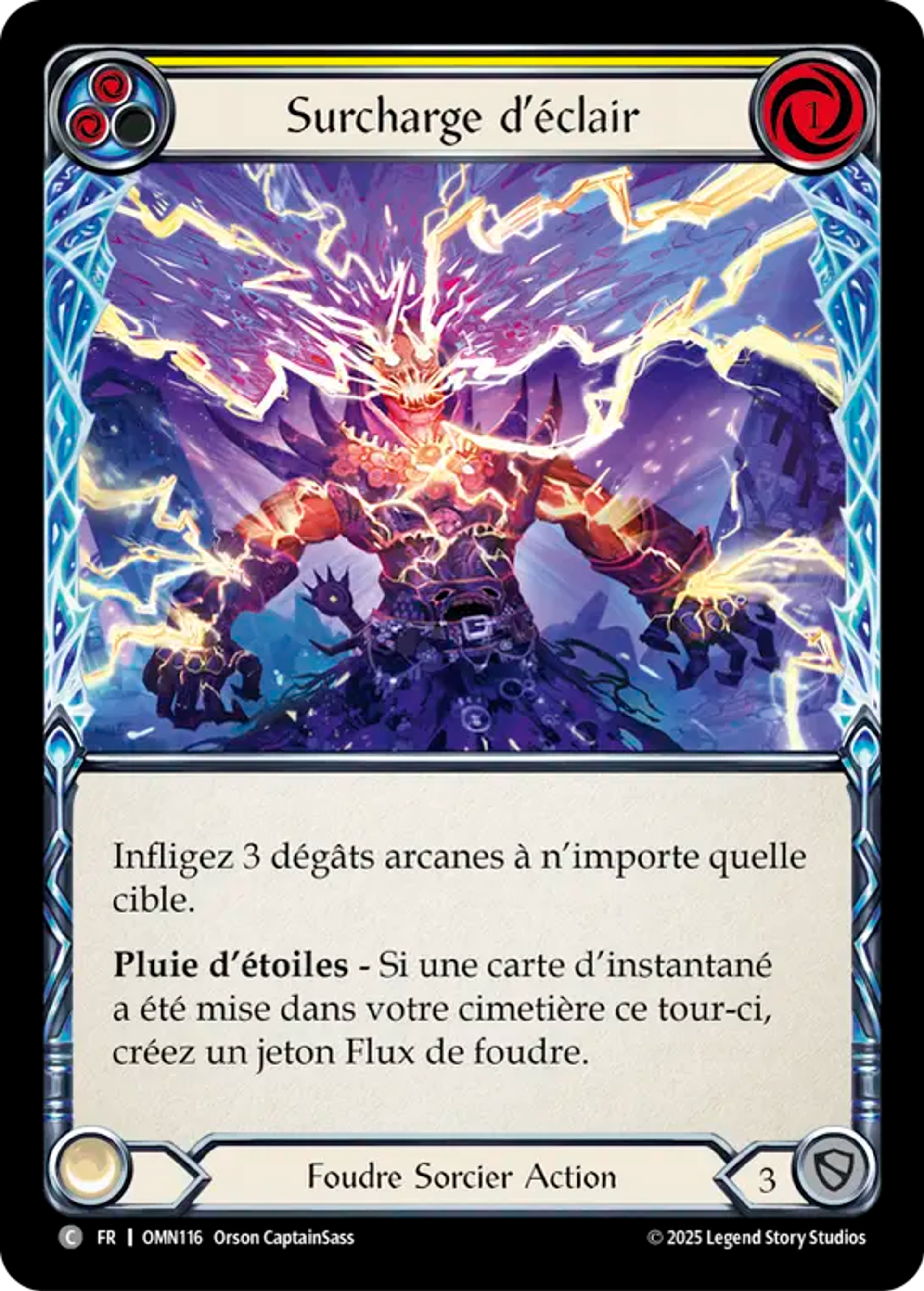 Surcharge d’éclair — Omens of the Third Age — Flesh and Blood