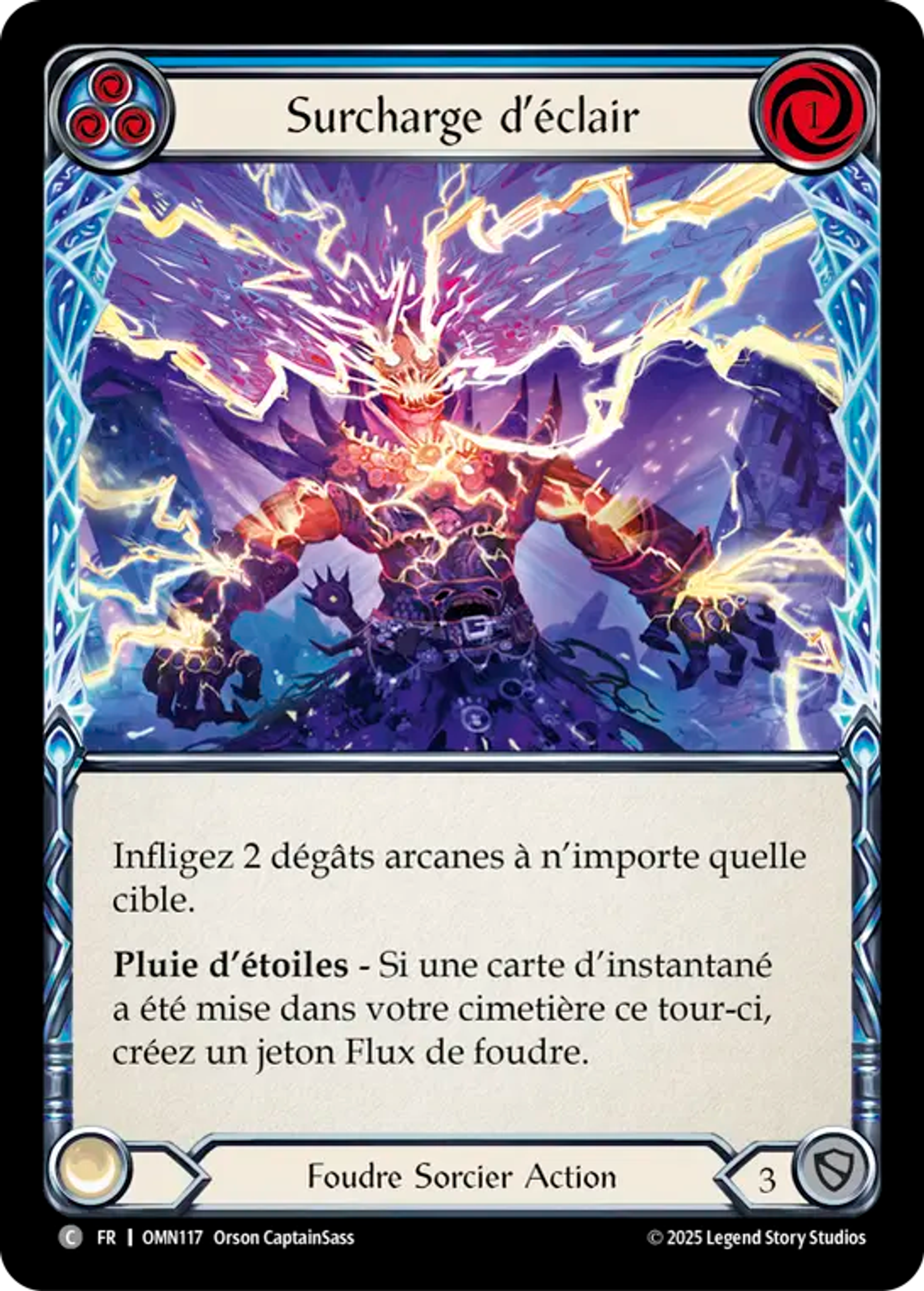Surcharge d’éclair — Omens of the Third Age — Flesh and Blood