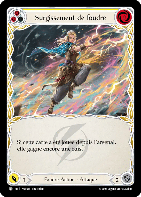 Surgissement de foudre — 1st Strike - Aurora — Flesh and Blood