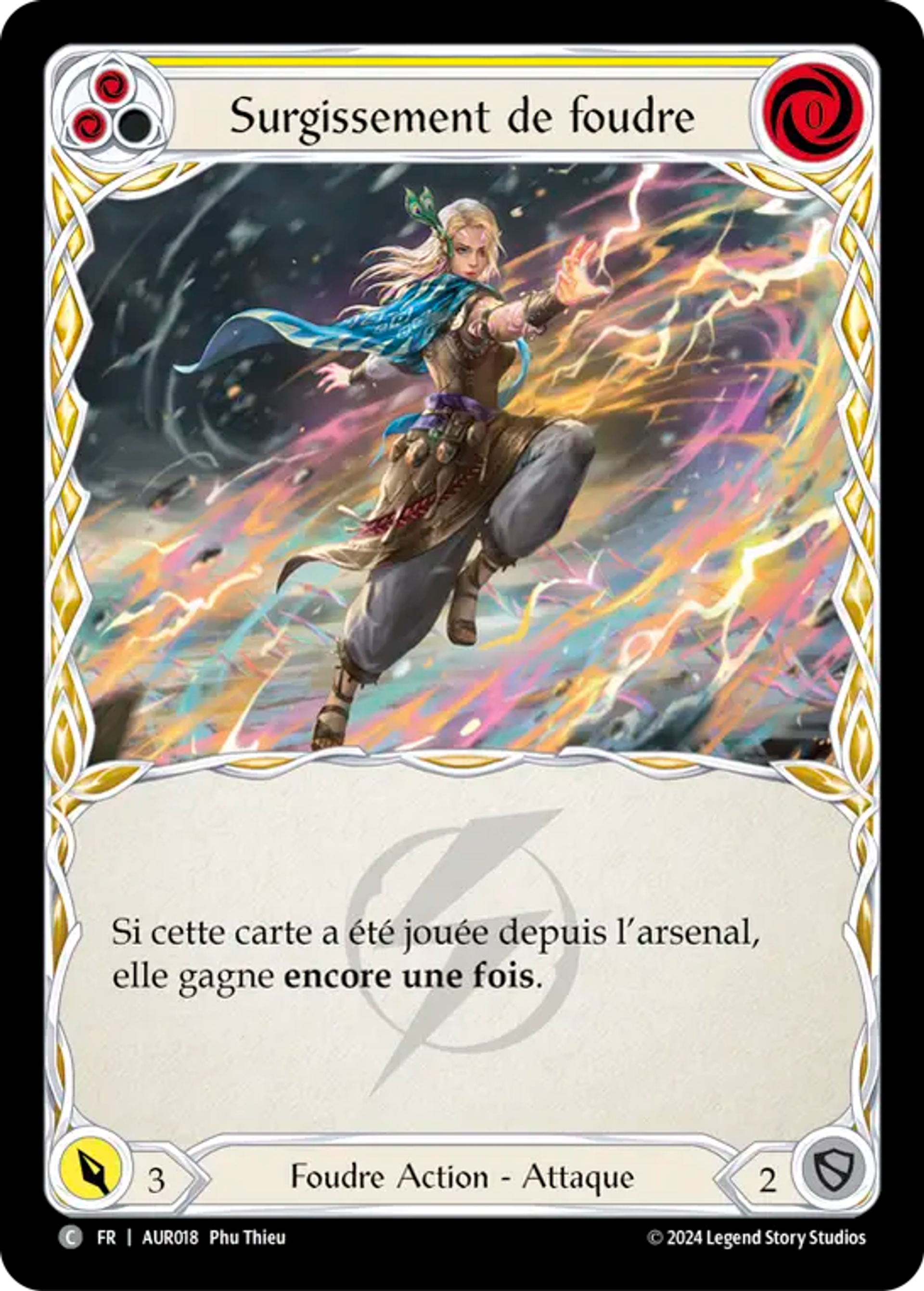 Surgissement de foudre — 1st Strike - Aurora — Flesh and Blood