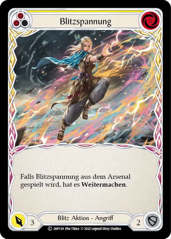 Lightning Surge (Yellow) — History Pack 2 - Black Label — Flesh and Blood