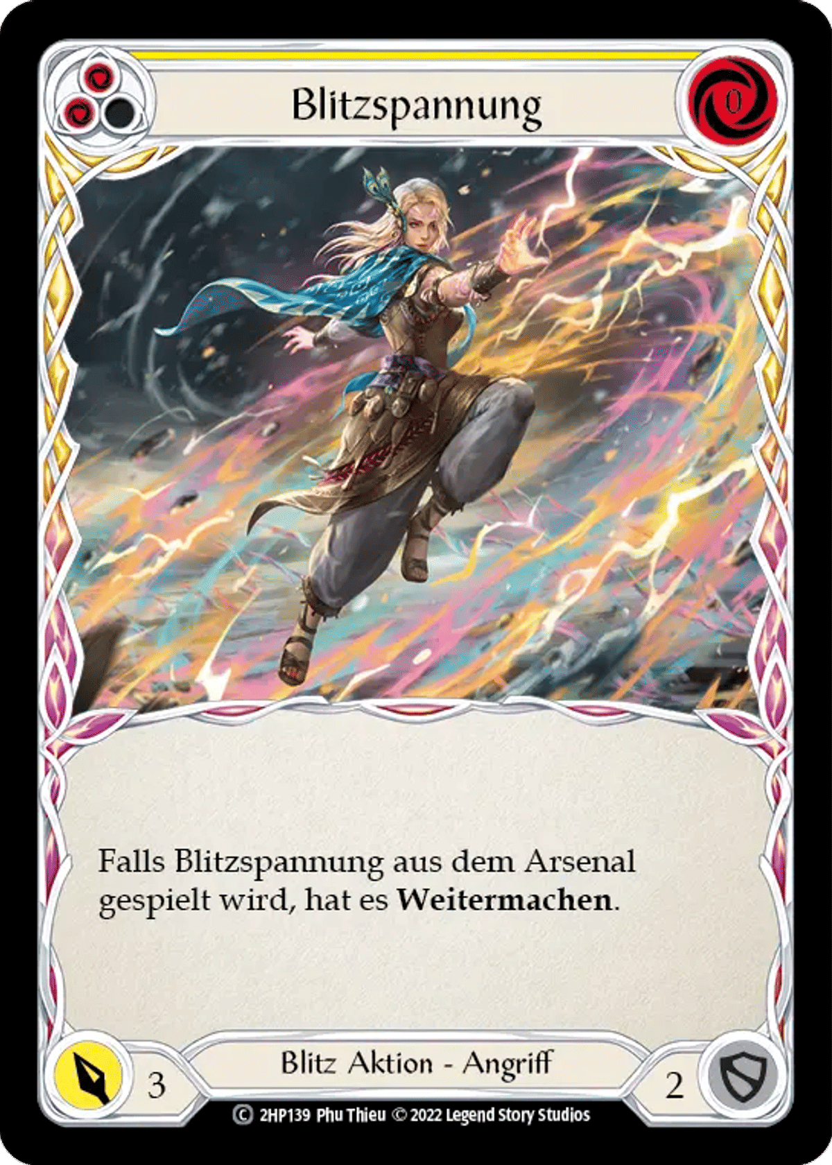 Lightning Surge (Yellow) from History Pack 2 - Black Label - Flesh and Blood