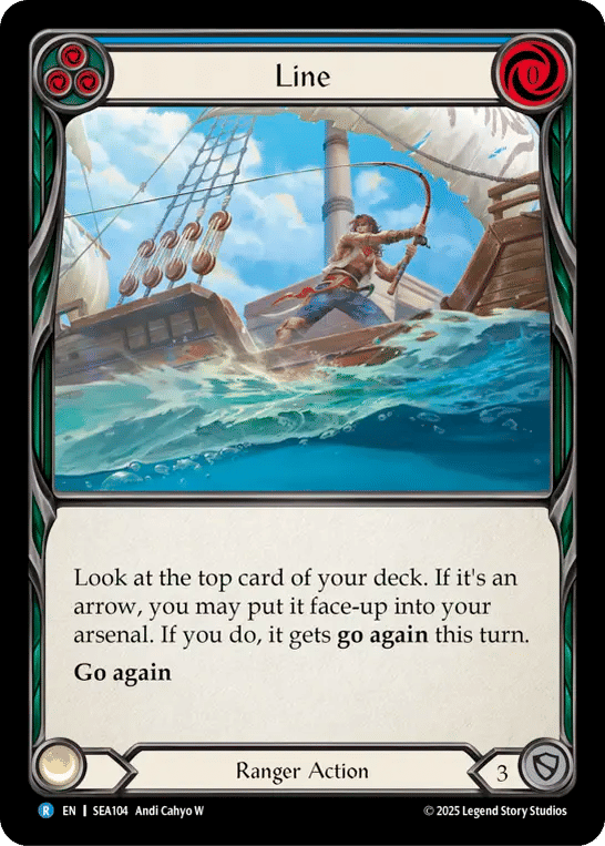 Line (Blue) — High Seas — Flesh and Blood