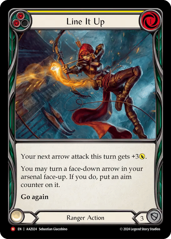 Line It Up — Armory Deck - Azalea, Ace in the Hole — Flesh and Blood