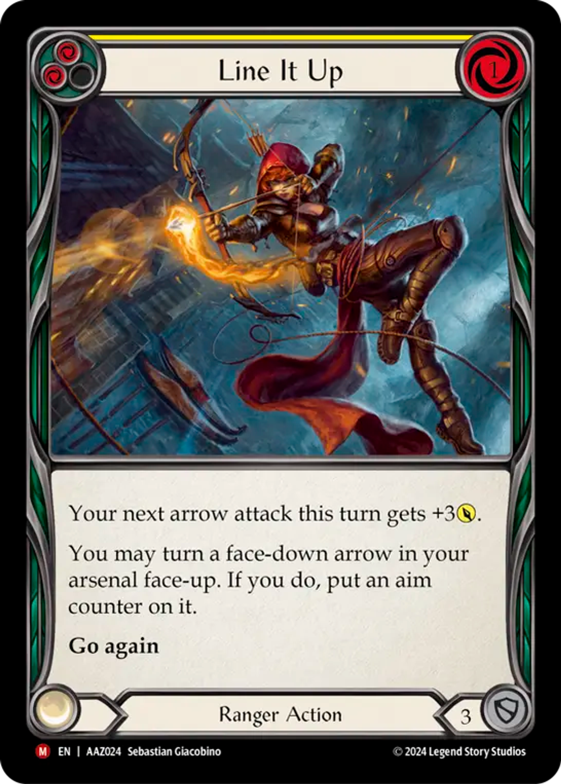 Line It Up — Armory Deck - Azalea, Ace in the Hole — Flesh and Blood