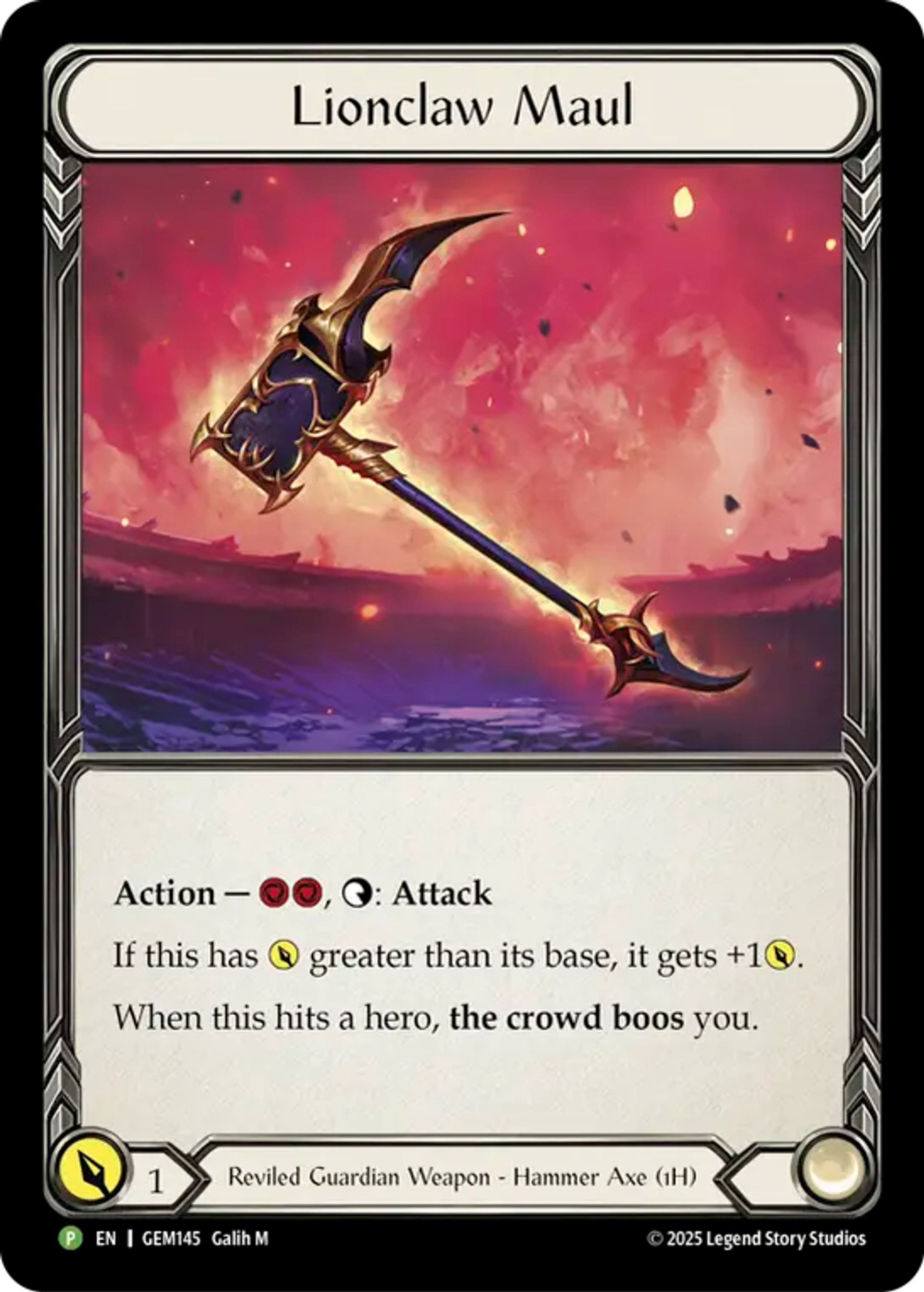 Lionclaw Maul — GEM - Pack 5 — Flesh and Blood