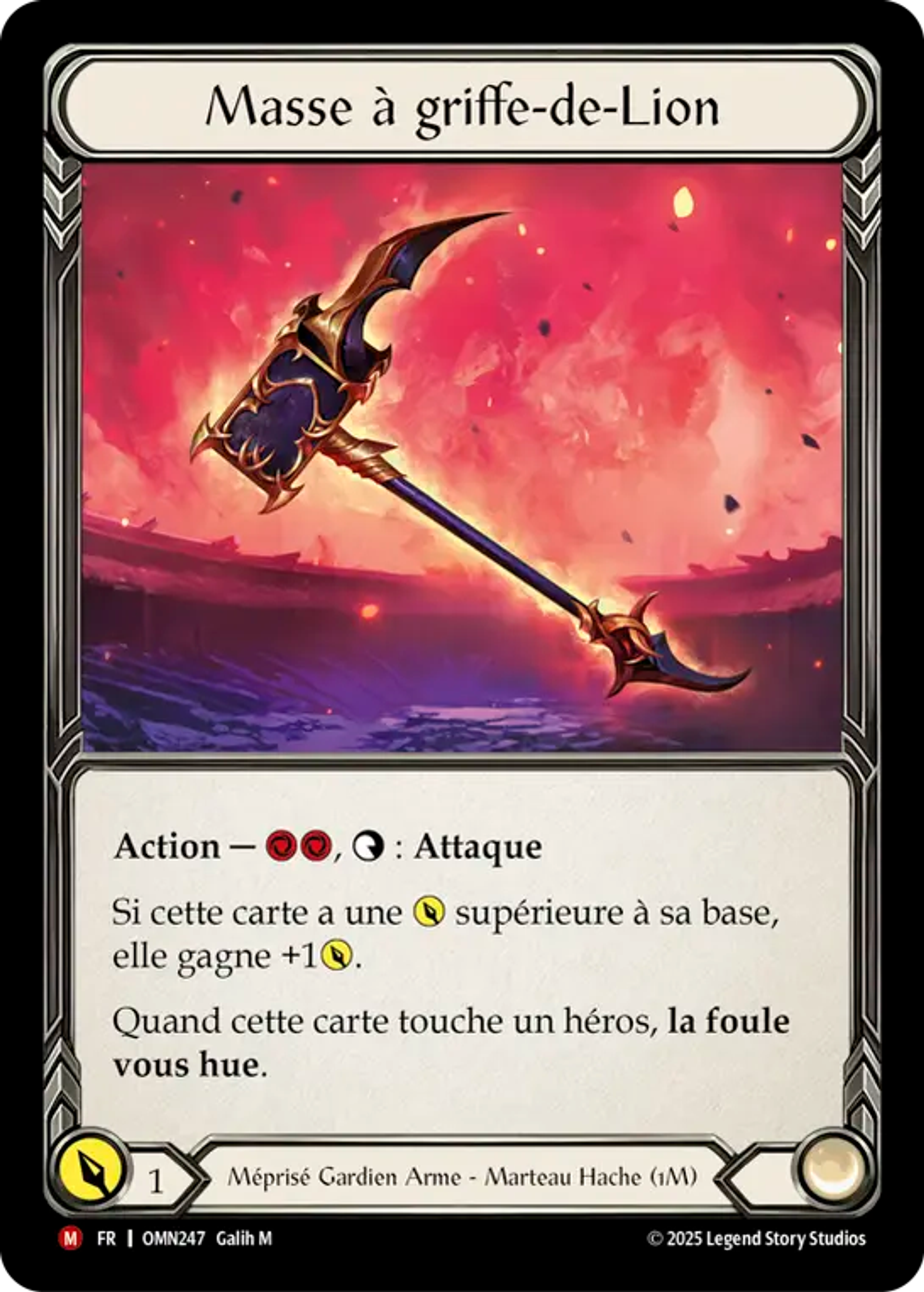 Masse à griffe-de-Lion — Omens of the Third Age — Flesh and Blood