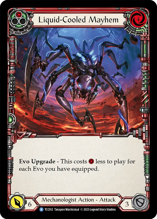 Liquid-Cooled Mayhem (Red) — Round the Table: TCC x LSS — Flesh and Blood