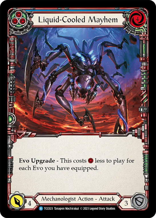 Liquid-Cooled Mayhem (Blue) — Round the Table: TCC x LSS — Flesh and Blood