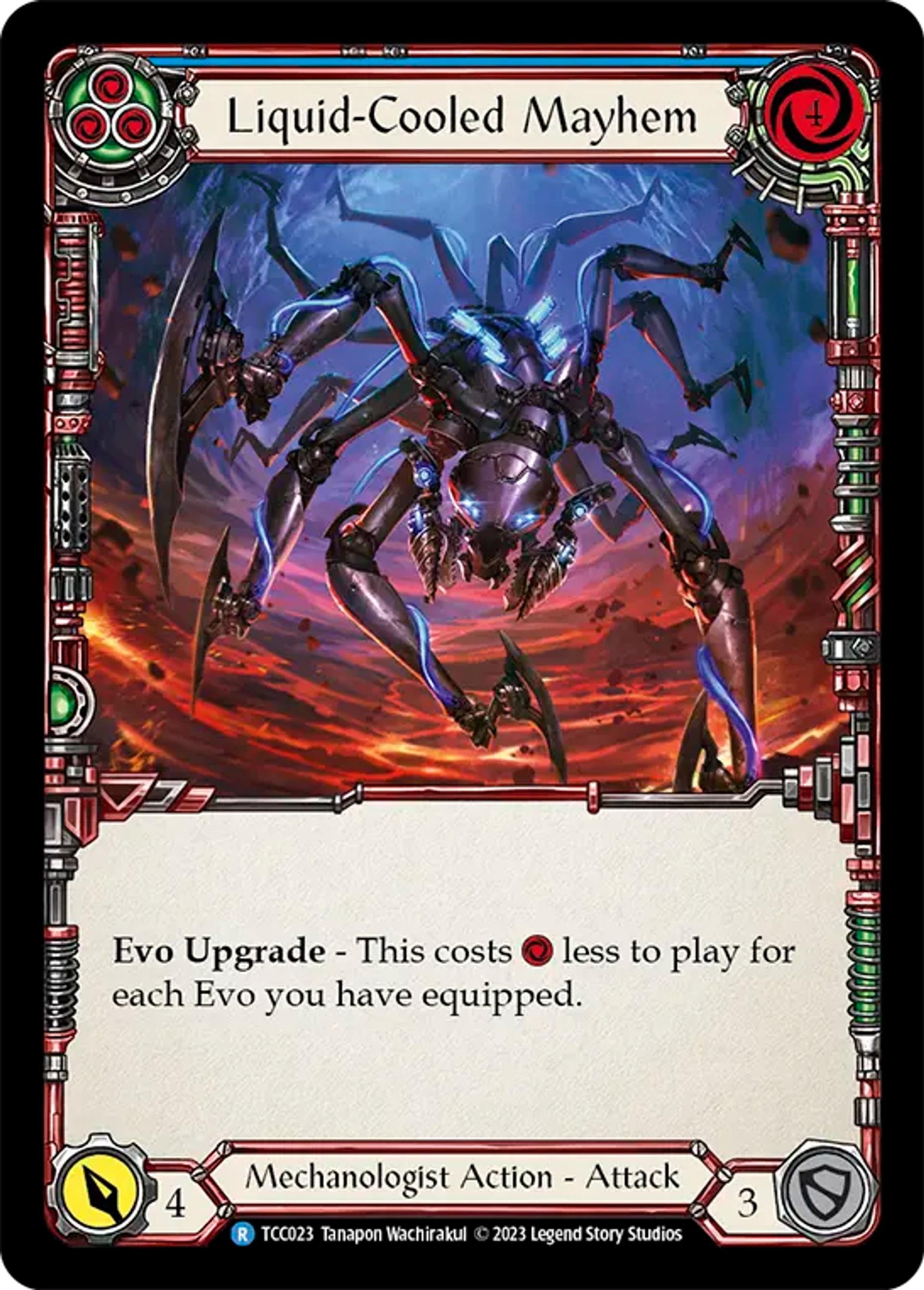 Liquid-Cooled Mayhem (Blue) — Round the Table: TCC x LSS — Flesh and Blood