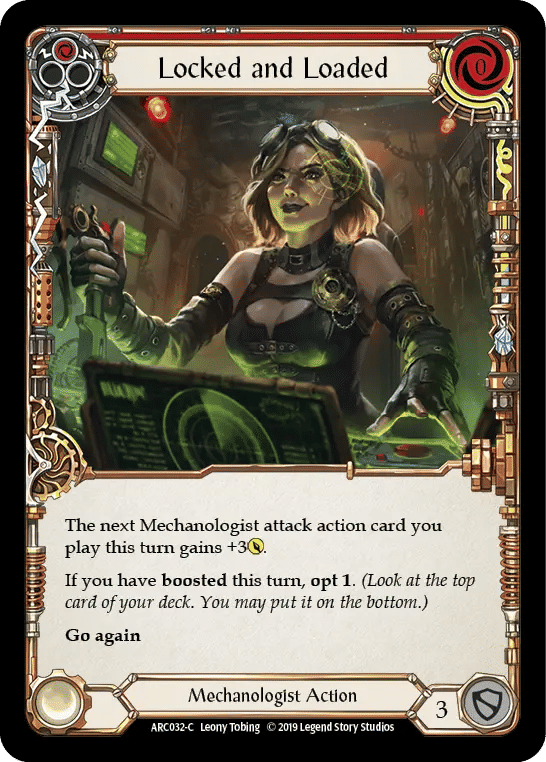 Locked and Loaded (Red) — Arcane Rising — Flesh and Blood