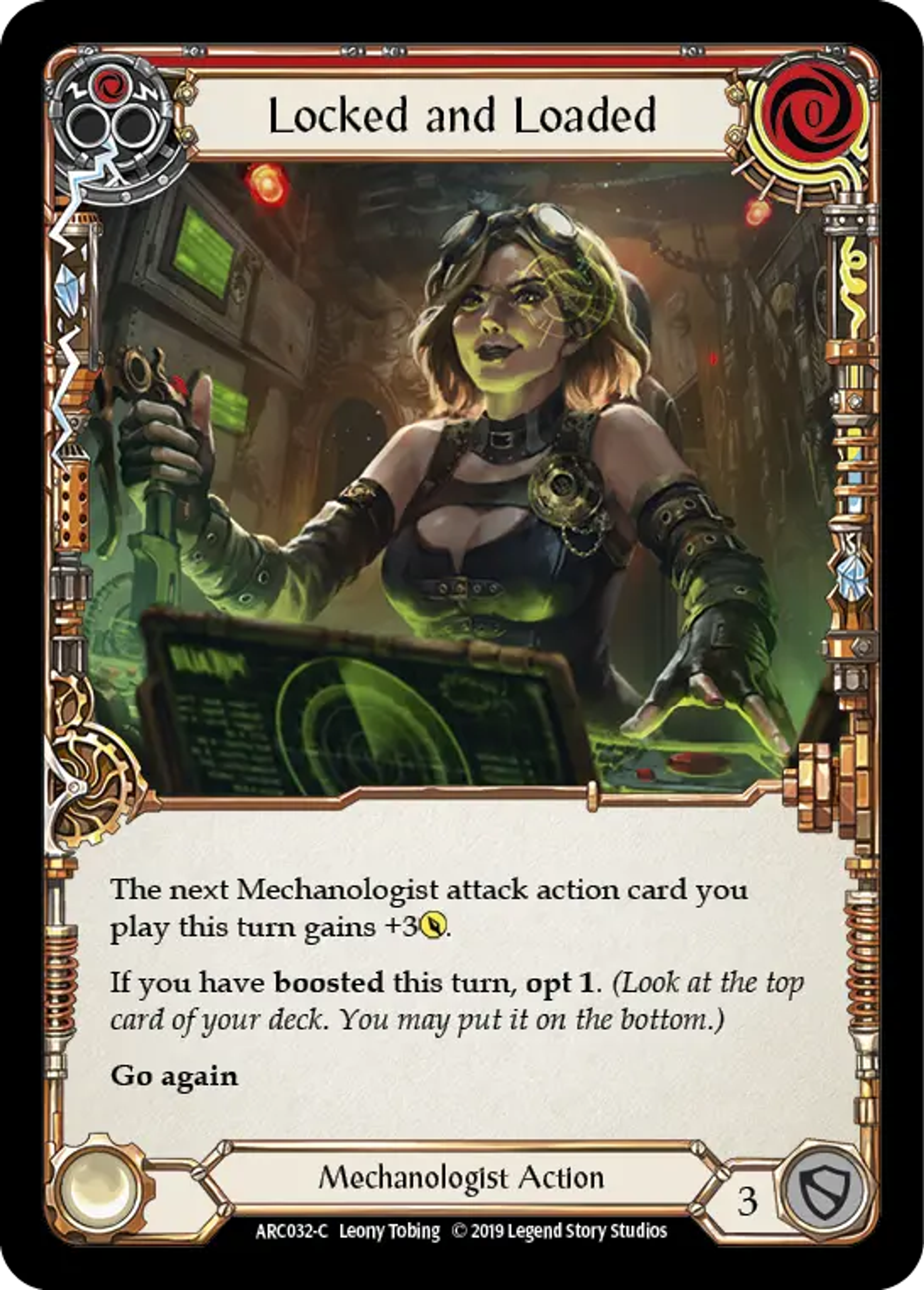 Locked and Loaded (Red) — Arcane Rising — Flesh and Blood