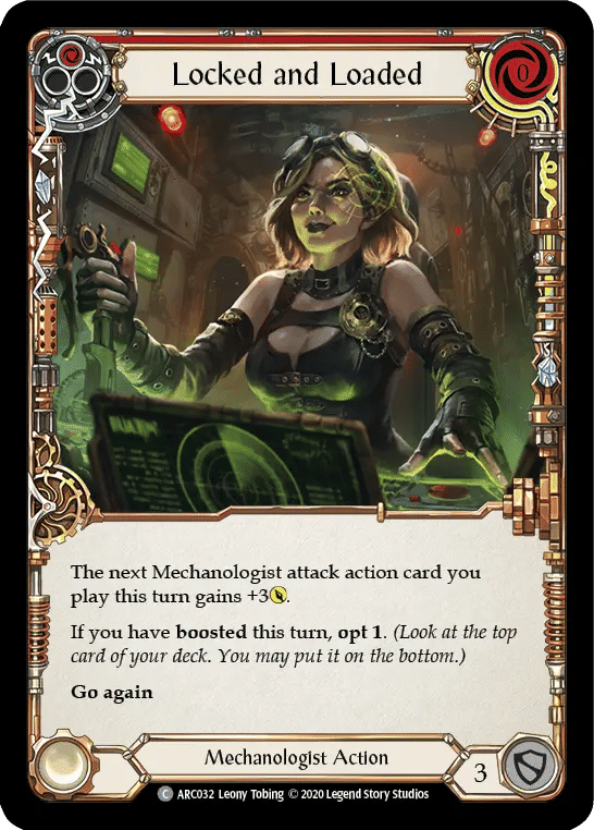 Locked and Loaded (Red) — Arcane Rising - Unlimited — Flesh and Blood