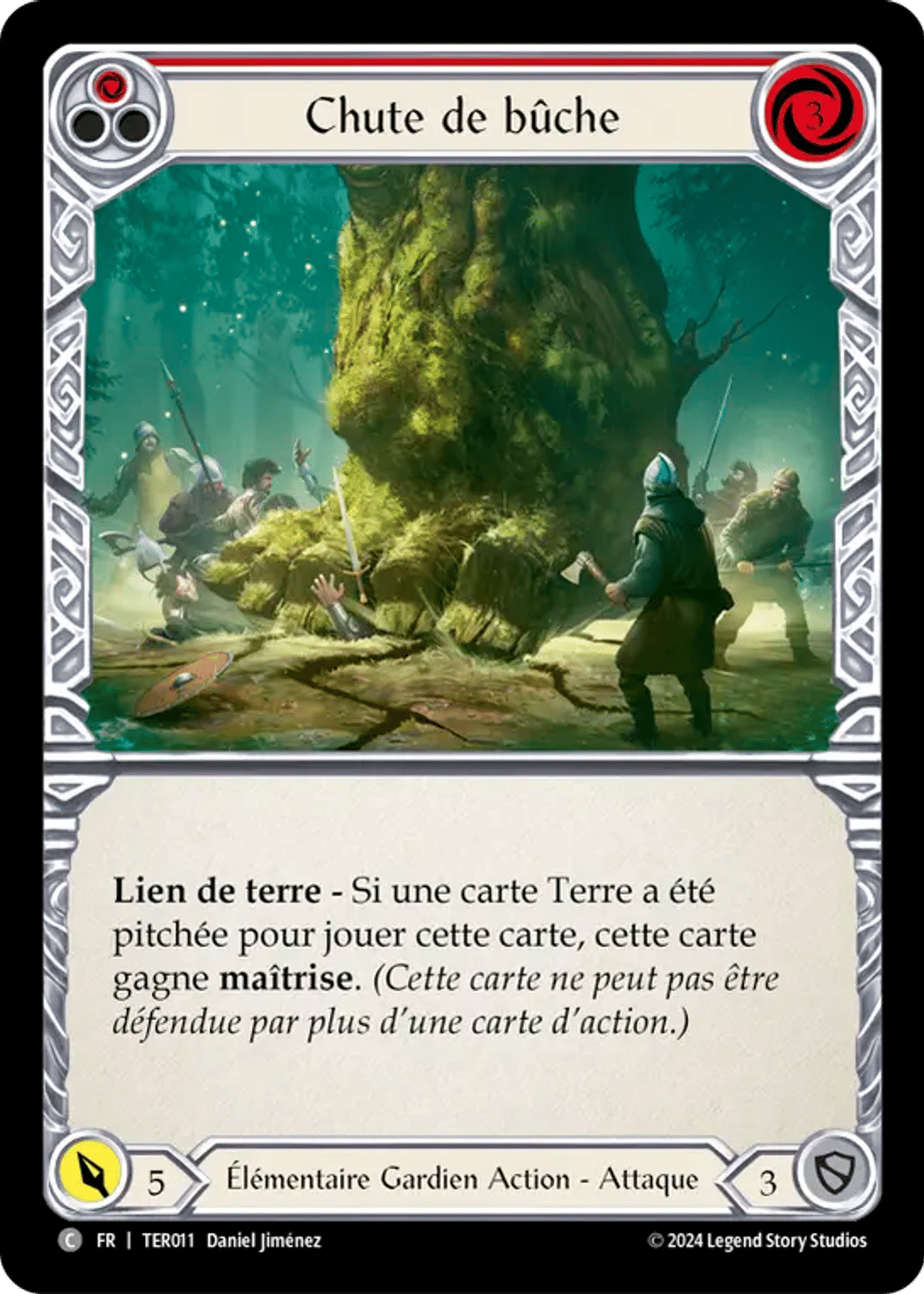 Chute de bûche from 1st Strike - Terra - Flesh and Blood