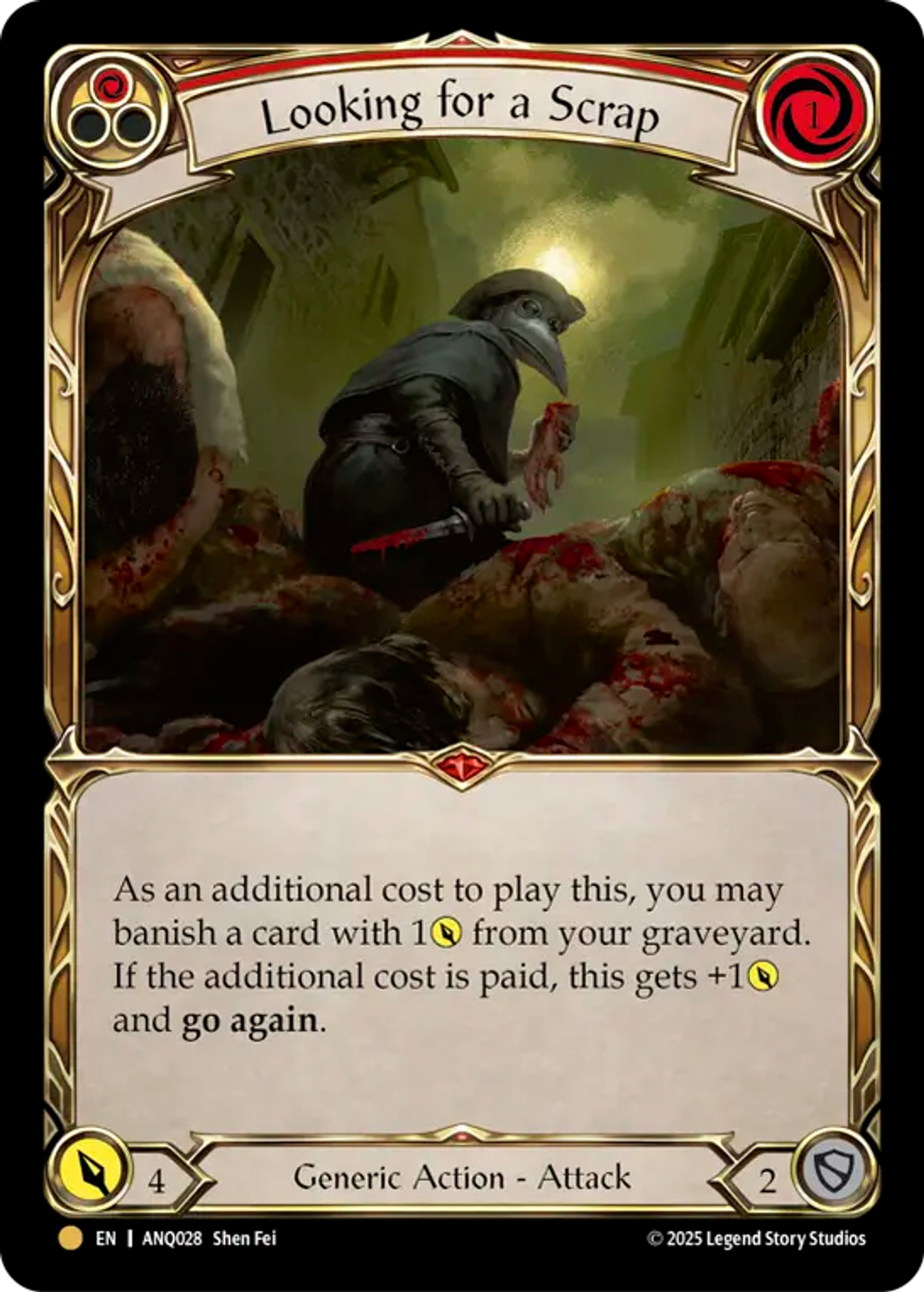 Looking for a Scrap (Red) — Compendium of Rathe - Antiquity Pack — Flesh and Blood