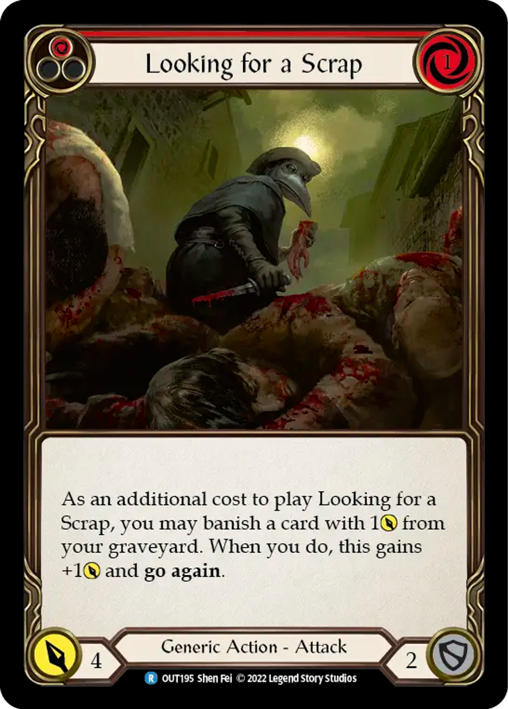 Looking for a Scrap (Red) — Outsiders — Flesh and Blood