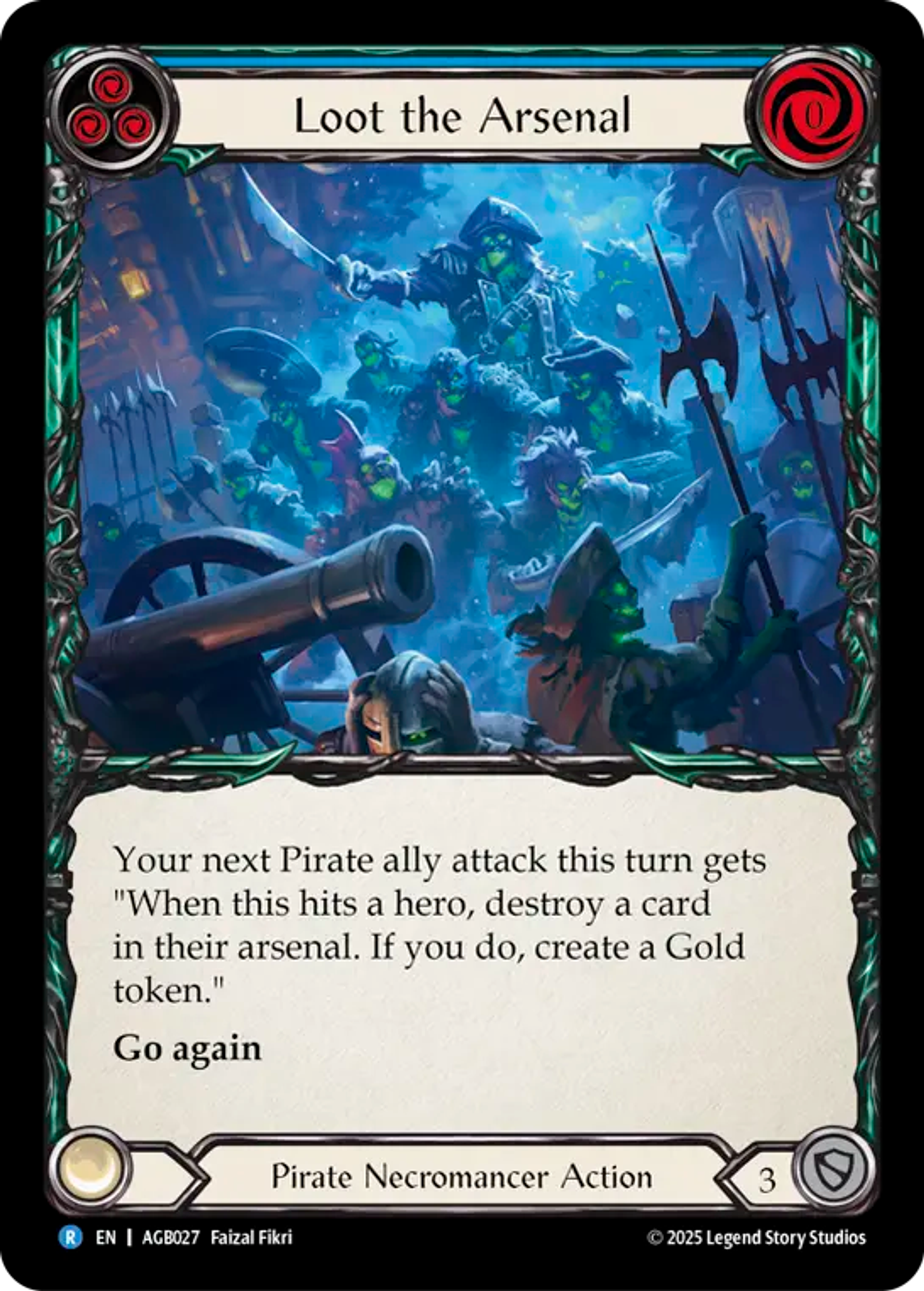 Loot the Arsenal (Blue) — Armory Deck - Gravy Bones — Flesh and Blood