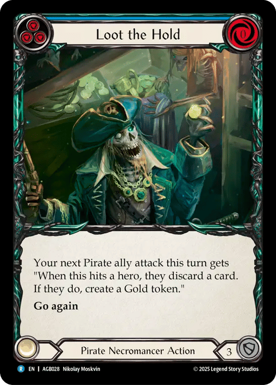 Loot the Hold (Blue) — Armory Deck - Gravy Bones — Flesh and Blood