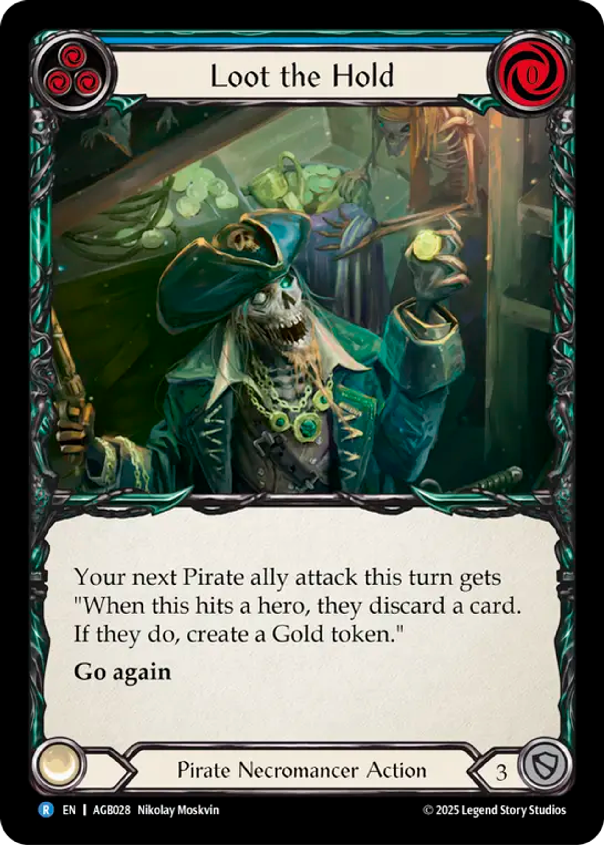 Loot the Hold (Blue) — Armory Deck - Gravy Bones — Flesh and Blood
