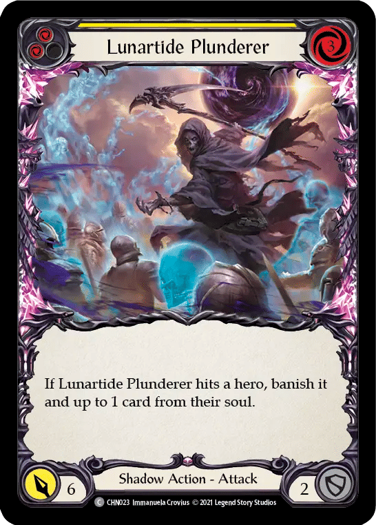 Lunartide Plunderer (Yellow) — Chane - Blitz Deck — Flesh and Blood