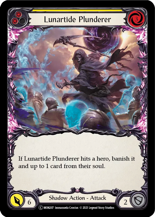 Lunartide Plunderer (Yellow) — Monarch - Unlimited — Flesh and Blood