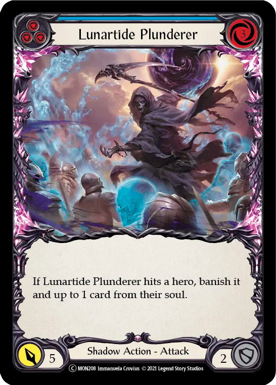 Lunartide Plunderer (Blue) — Monarch - Unlimited — Flesh and Blood