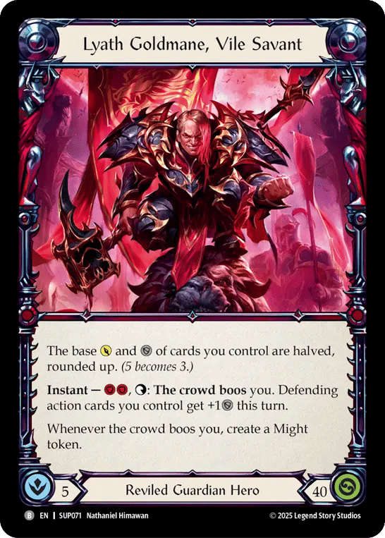 Lyath Goldmane, Vile Savant — Super Slam — Flesh and Blood