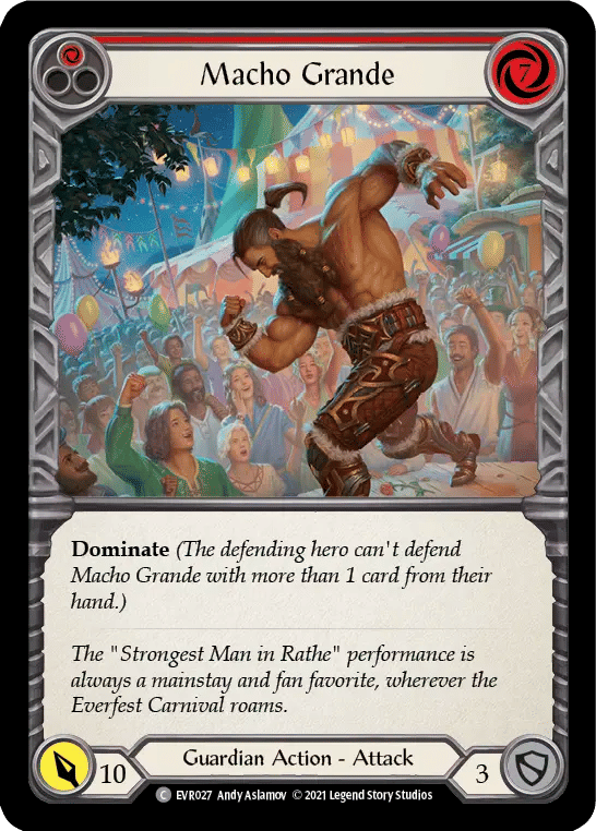 Macho Grande (Red) — Everfest — Flesh and Blood