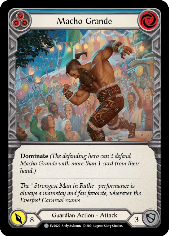 Macho Grande (Blue) — Everfest — Flesh and Blood