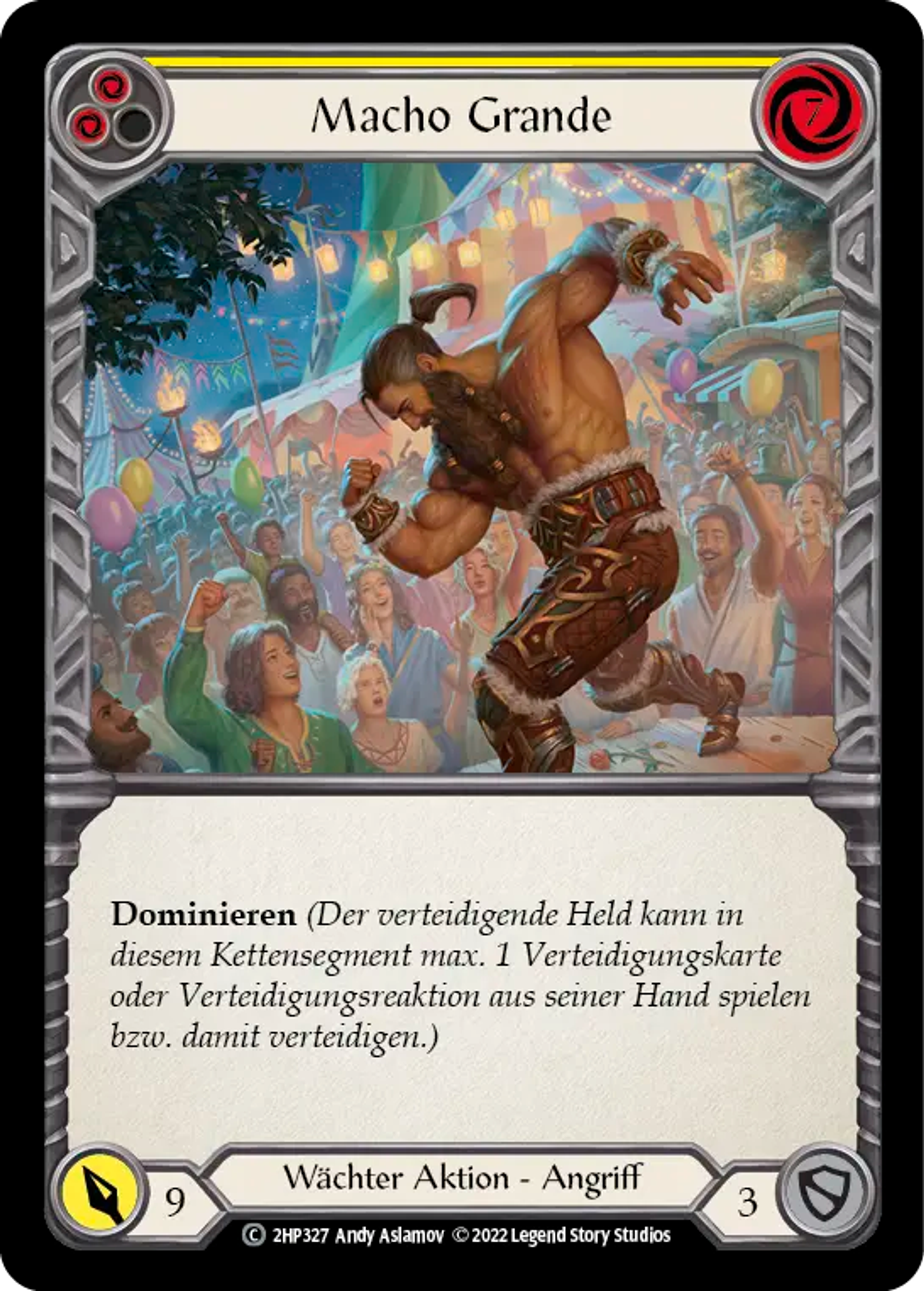 Macho Grande (Yellow) — History Pack 2 - Black Label — Flesh and Blood