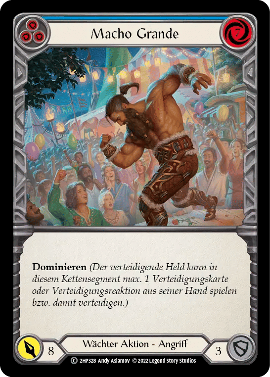 Macho Grande (Blue) — History Pack 2 - Black Label — Flesh and Blood