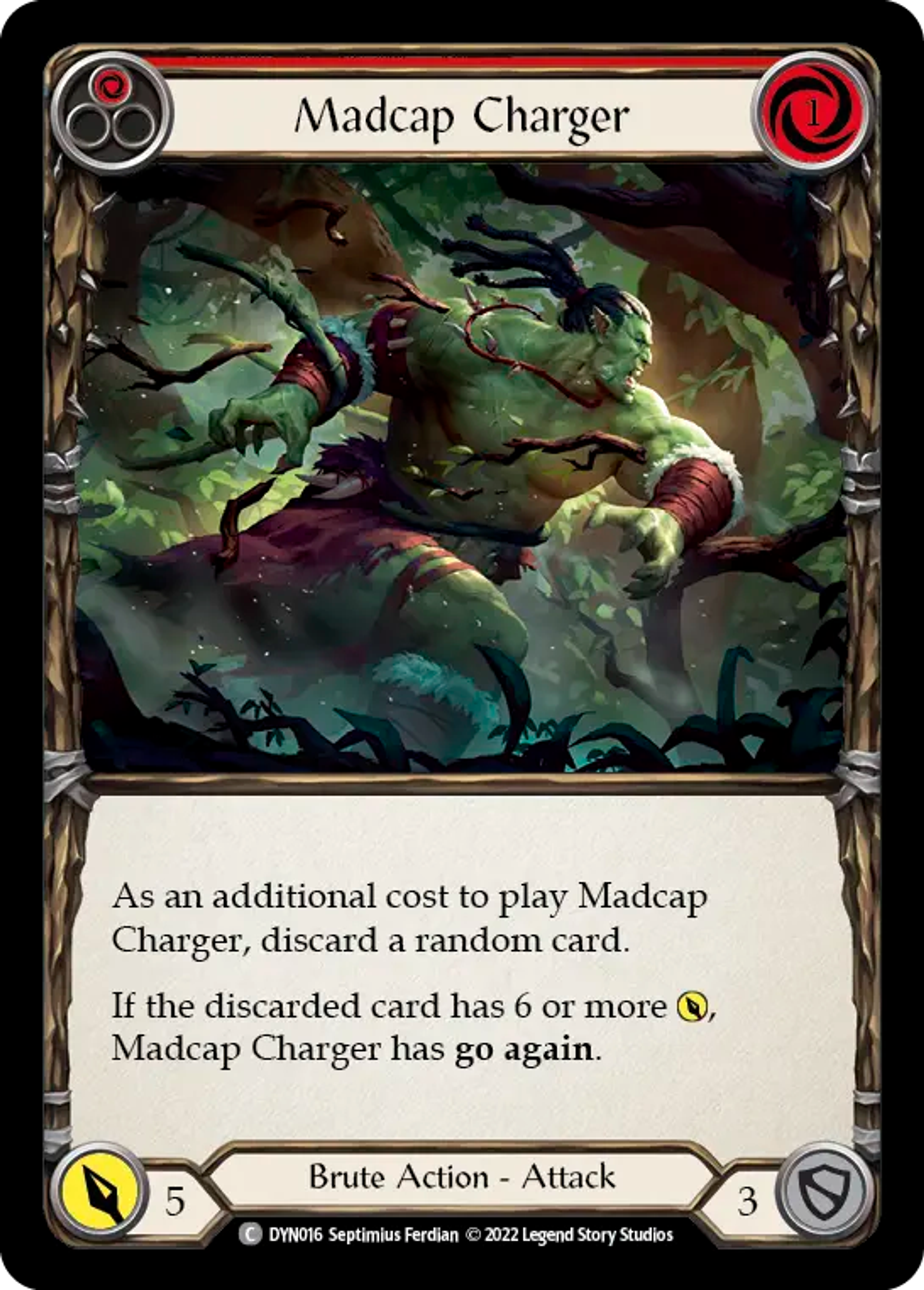 Madcap Charger (Red) — Dynasty — Flesh and Blood