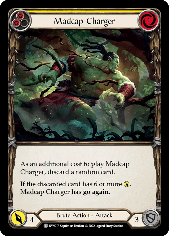 Madcap Charger (Yellow) — Dynasty — Flesh and Blood
