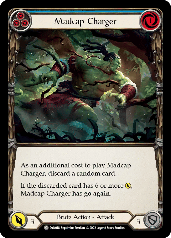 Madcap Charger (Blue) — Dynasty — Flesh and Blood