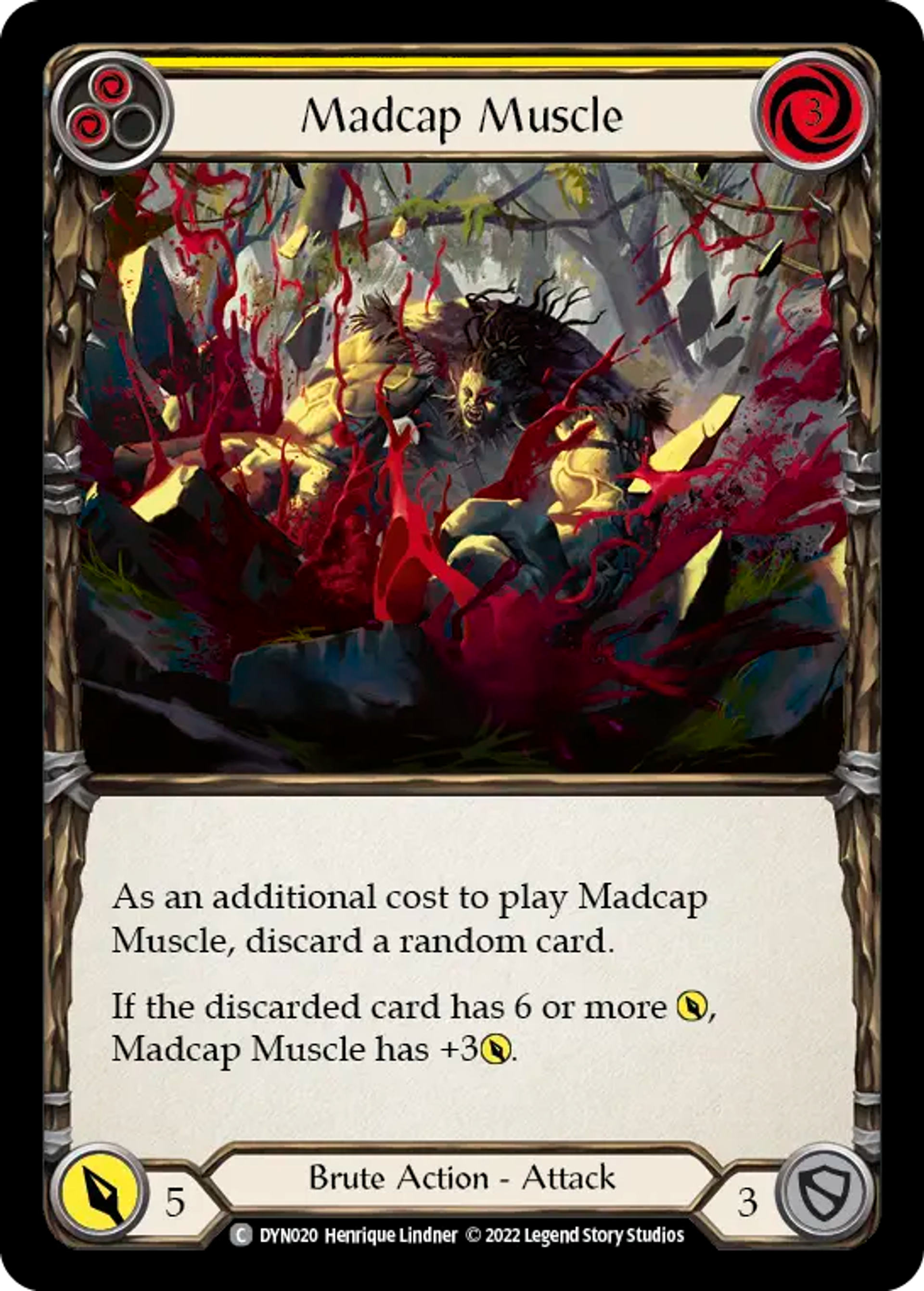 Madcap Muscle (Yellow) — Dynasty — Flesh and Blood