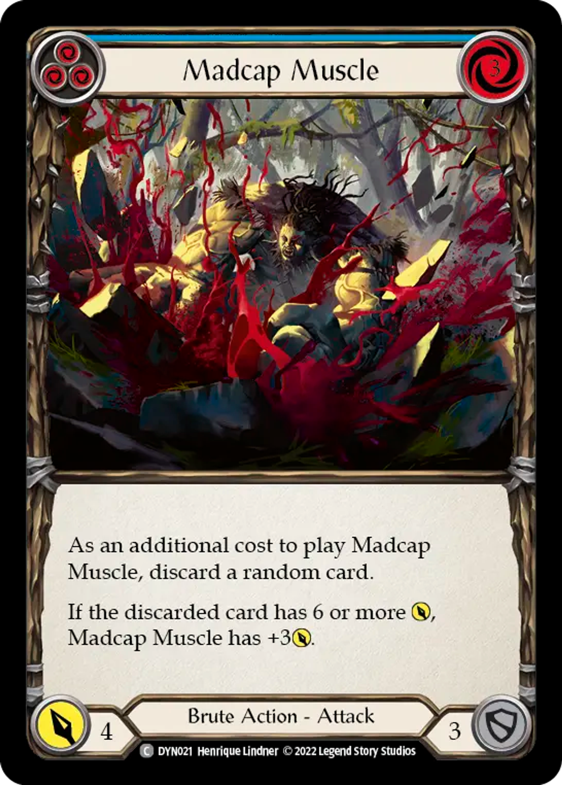 Madcap Muscle (Blue) — Dynasty — Flesh and Blood