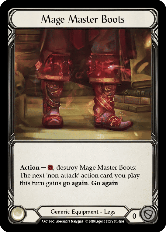 Mage Master Boots — Arcane Rising — Flesh and Blood